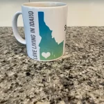Love living in Idaho mug