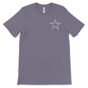 Adult Star T-shirt in Gray